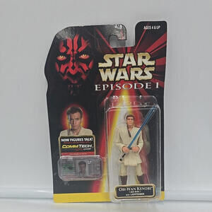 STAR WARS Episode‎ 1 Obi-Wan Kenobi (Jedi Duel) Action Figure Sealed On Card